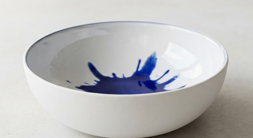 Artisan Splash Bowl Set — detail view