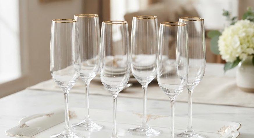 Crystal Glass Set of 6 — detail view